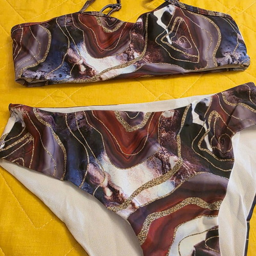 Swimsuit set new-apron - size Medium