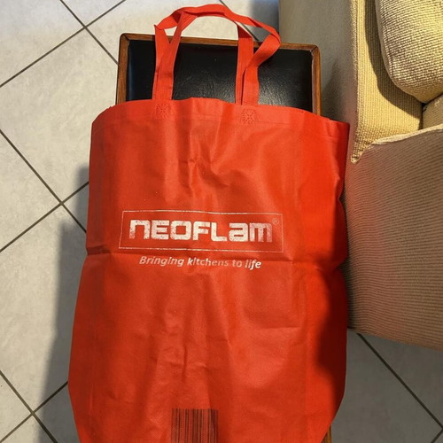 Neoflam eco bag used, red