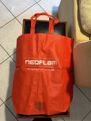 Neoflam eco bag used, red