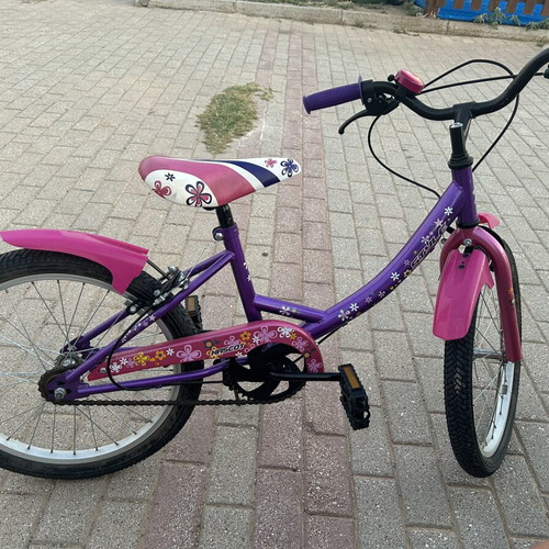 Style Mascot 20” kids bicycle used, pink-purple