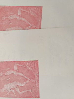Συλλεκτικές μετοχές Μεταλλευτικών 1987 μεταχειρισμένες, σετ 2 φύλλων