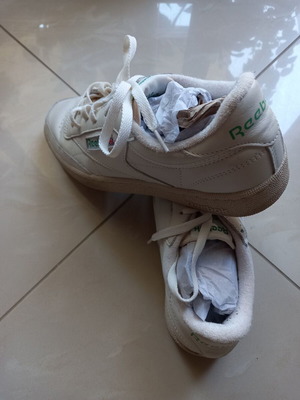 Reebok Club C 85 Vintage ανδρικά sneakers, μέγεθος 44, λευκά μπεζ