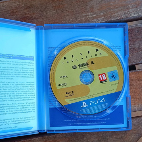 Alien Isolation PlayStation 4 like new