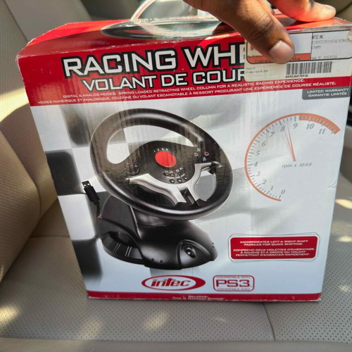 Intec Racing Wheel compatible with PS3 and PC