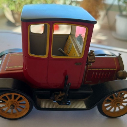 Schuco 1227 Ford Coupe T 1917 wind-up toy used, 60s-70s vintage