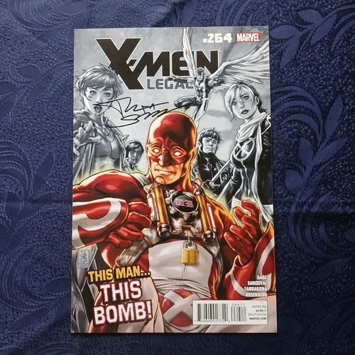 X-men #264 like new with Rafa Sandoval signature