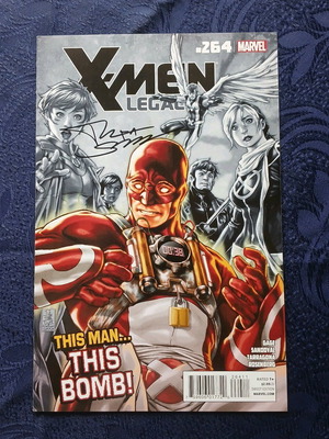 X-men #264 like new with Rafa Sandoval signature