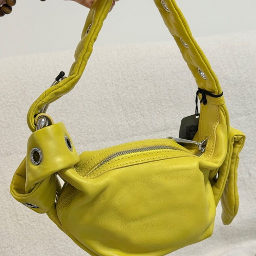 Zadig Voltaire Cecilia XS shoulder bag yellow new leather