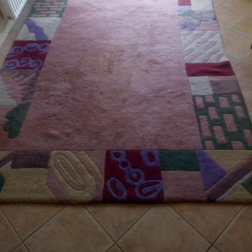 Rug used 190x280cm with backing, heavy, non-slip