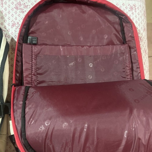 Set of 3 bags used, 1 50L duffel and 2 backpacks