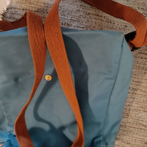 Longchamp Les Pliages Backpack like new, blue, waterproof material