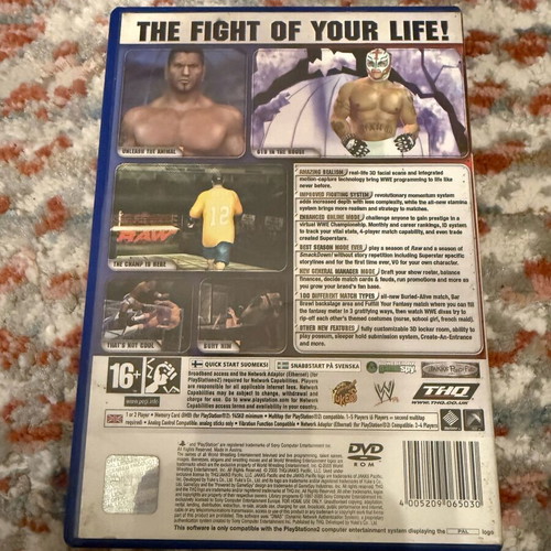Shrek 2 PlayStation 2 used with Smack Down 2006 case