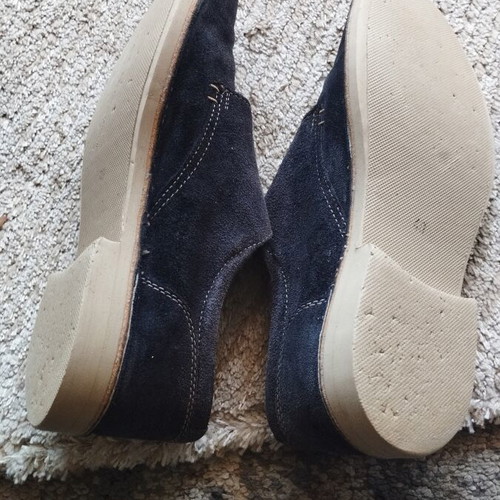 Top's suede blue shoes size 40 like new, genuine leather