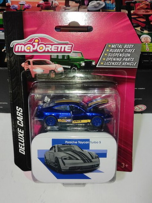 Majorette Deluxe Cars 2024 Porsche Taycan Turbo S καινούργιο