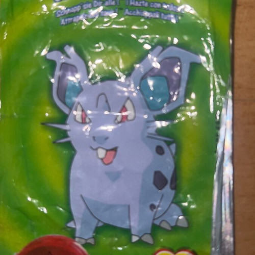 Pokemon Chupa Chups card and tazos pack 2002-2003