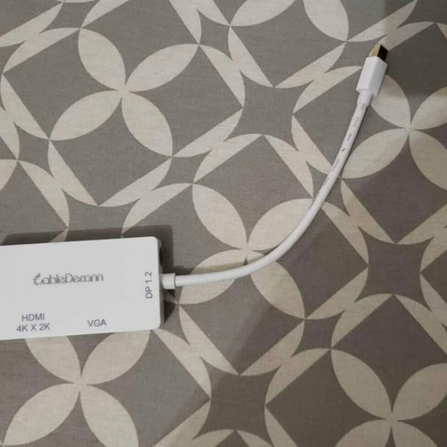 Macbook Mac display port dp to hdmi vga dvi adaptor like new
