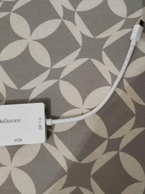 Macbook Mac display port dp to hdmi vga dvi adaptor like new