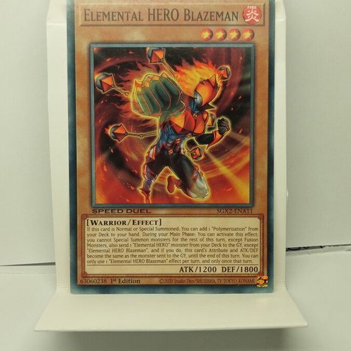 Elemental HERO Blazeman Yu-Gi-Oh! card
