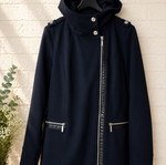 Michael Kors spring-autumn jacket with hood size S like new, blue