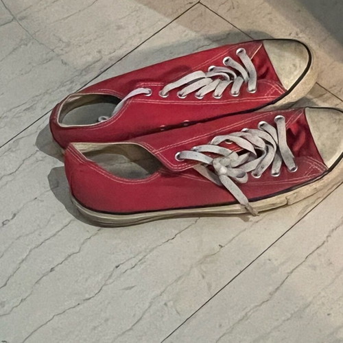 Converse All Star red sneakers used size 43