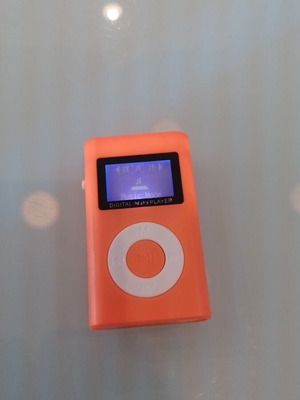 Mp3 Player ολοκαίνουριο, πορτοκαλί χρώμα