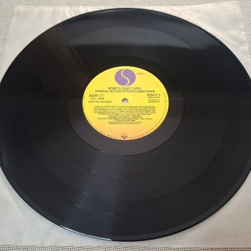 Madonna Who's That Girl Original Motion Picture Soundtrack LP
