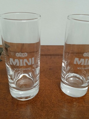 Ouzo Mini Mytilinis ouzo glasses like new, set of 2