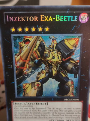 Inzektor Exa beetle Yu-Gi-Oh καινούργιο, Secret rare
