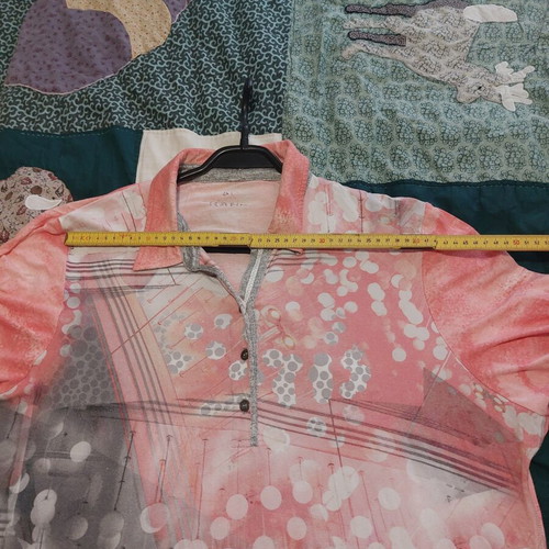 Multicolor summer blouse, breathable, size XL