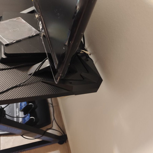 Carbon desk 120x61 used with all plastic parts