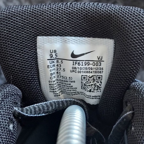 Nike P-6000 sneakers black and grey size 43