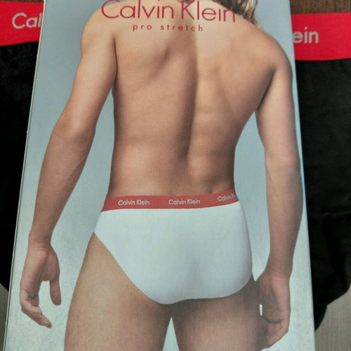 Calvin Klein men's briefs black size S new, pack of 2