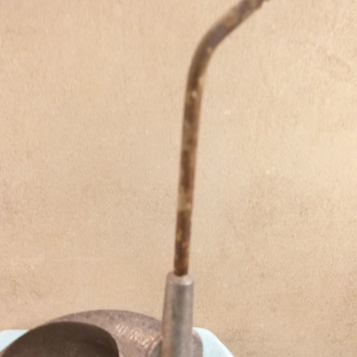 Prewar German oil can used, cast iron