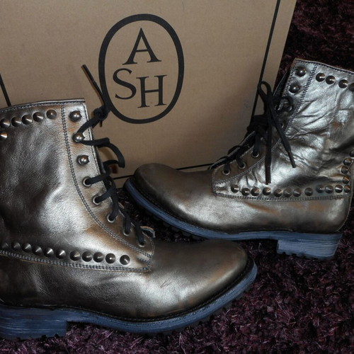 Ash Ralph boots new, size 39, gray and silver