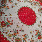 Various tablecloths, handmade, pack