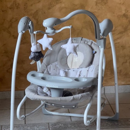 Kikaboo Mia Stella electric baby swing used relax
