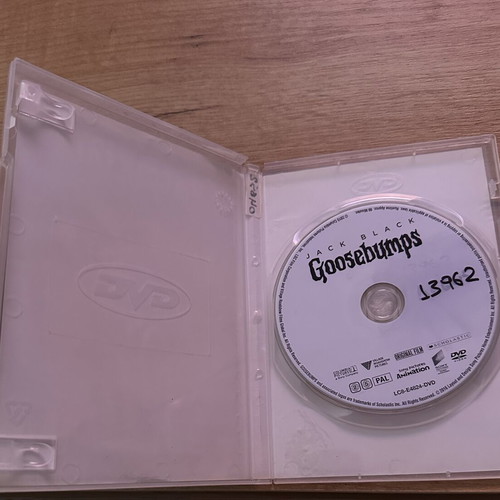 Goosebumps DVD used with Greek subtitles