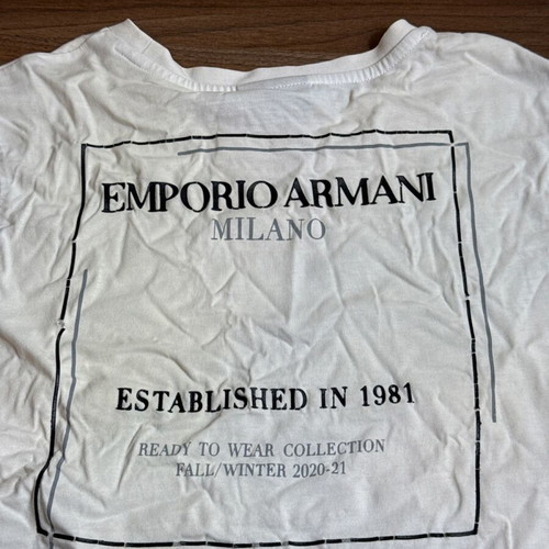 Men's Emporio Armani t-shirt white size M used