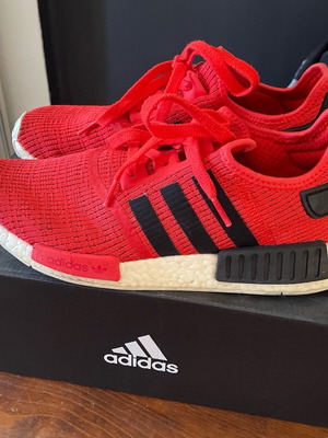 Αθλητικά παπούτσια Adidas μεταχειρισμένα, κόκκινα, νούμερο 44,5