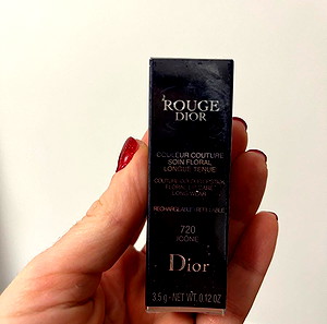 Dior rouge κραγιόν icone lipstick 720 (καινούργιο) ακόμα με πλαστικό