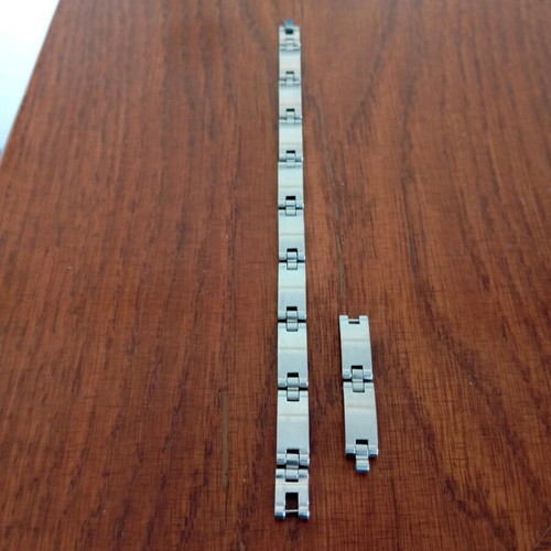 Men's stainless steel bracelet used with secure clasp