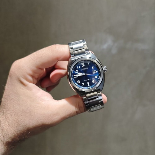 Citizen Automatic Mechanical NJ0100-89L Blue Dial Like New