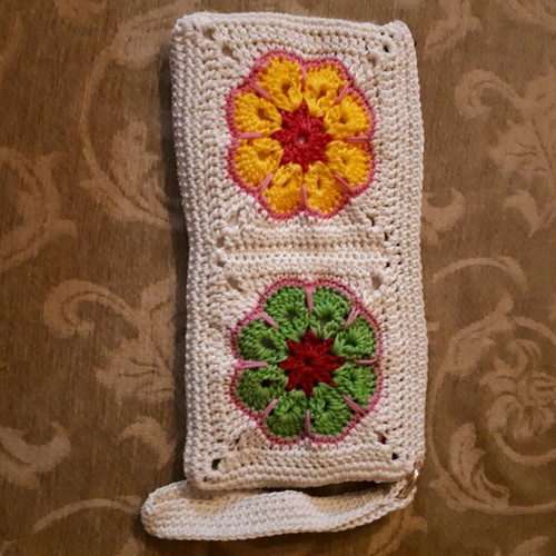 Clutch bag handmade colorful new