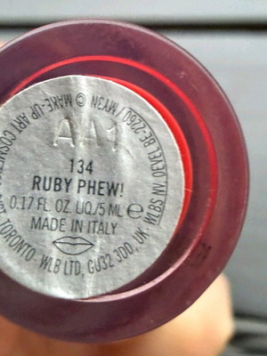 Mac lipstick like new ruby phew