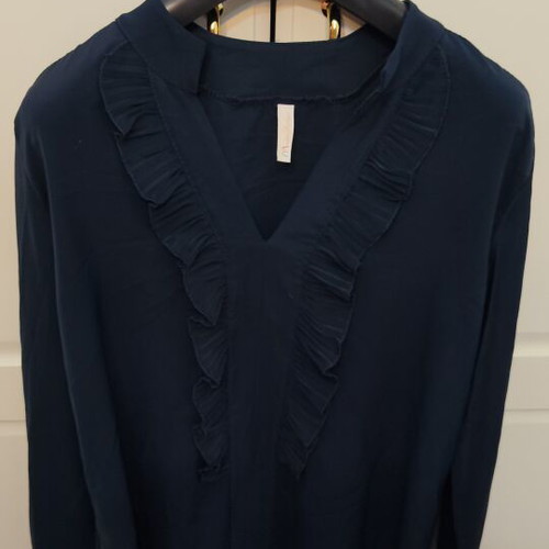 Office blouse like new, dark blue, size S