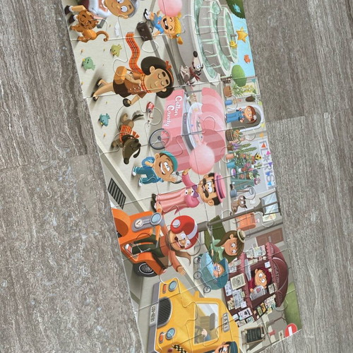 Puzzles for children used, set of 4 pieces for ages 3-6