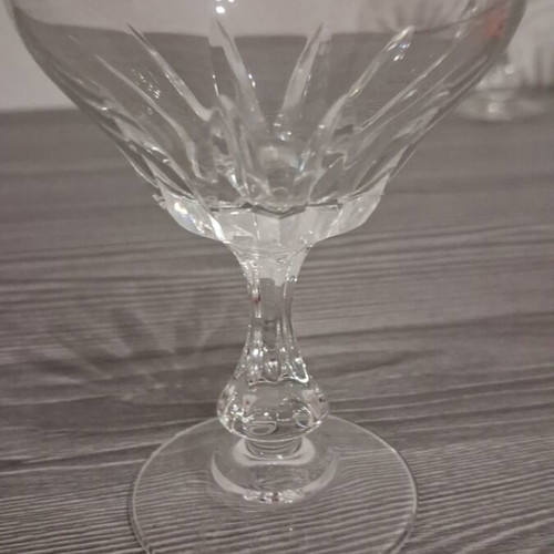 Crystal liqueur glasses set of 5, like new