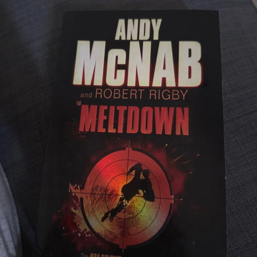 Meltdown Andy McNAB book used, English language