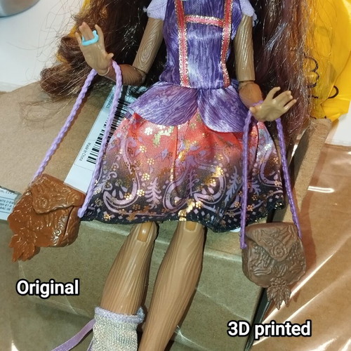 Ever After High Handbag for Cedar Wood doll like new, 3D printed