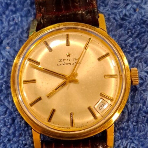 Zenith Automatic Swiss Made men's watch like new, gold plated